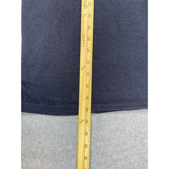 Psycho Bunny Shirt Men's 5‎ L Gray Short Sleeve Tee V Neck Embroidered Logo - Picture 6 of 8